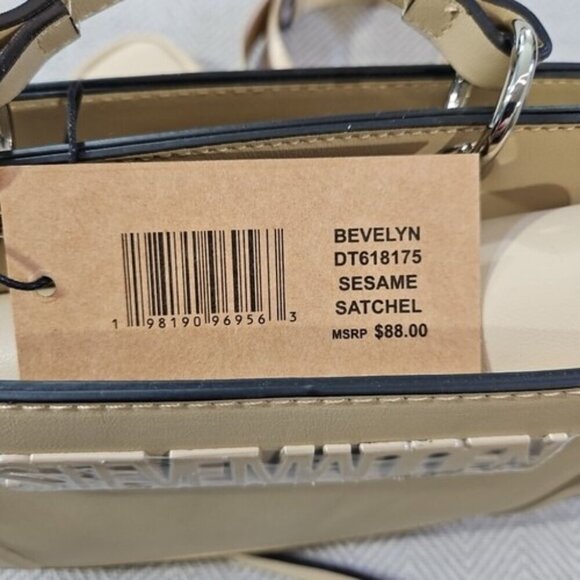Steve Madden Sesame Bevelyn w/AirPod Case Crossbody Bag Purse Satchel NWT - Picture 5 of 13